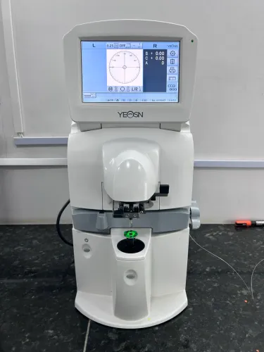 Kappa Essilor , duas facetadoras e um leitor, lensometro , lixadeira kit completo 