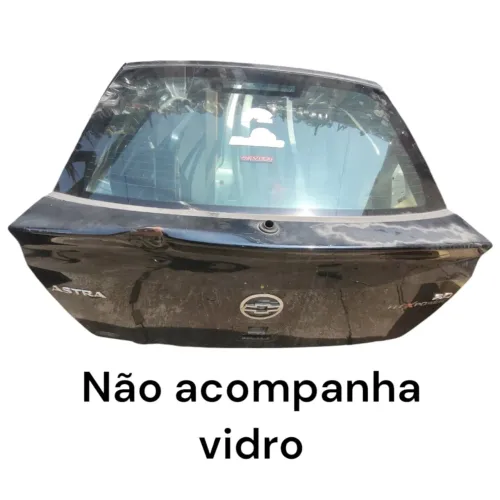 Tampa Traseira Gm Astra Hatch 1999 2000 2001 2002 2003 2011 Preto