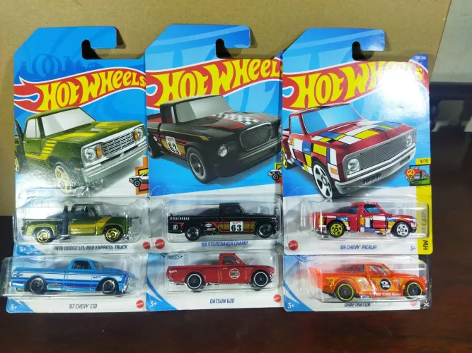 Lote Pick-ups Hotwheels 2
