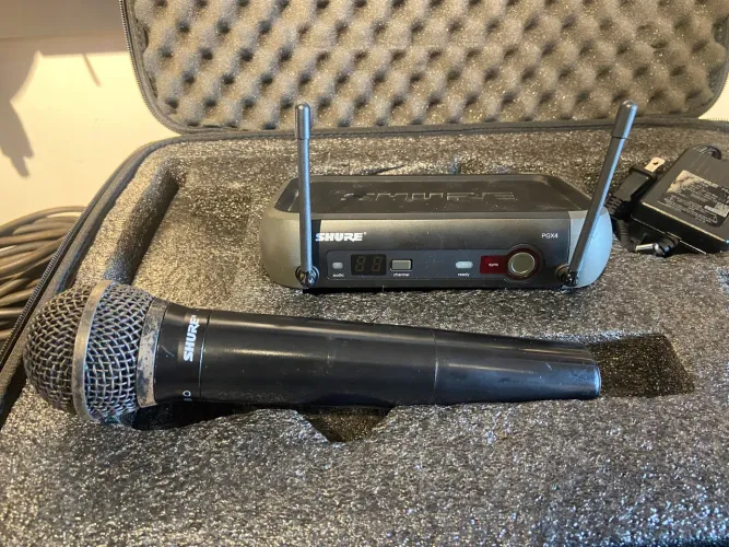 Microfone Shure PGX4 Com Case Original 