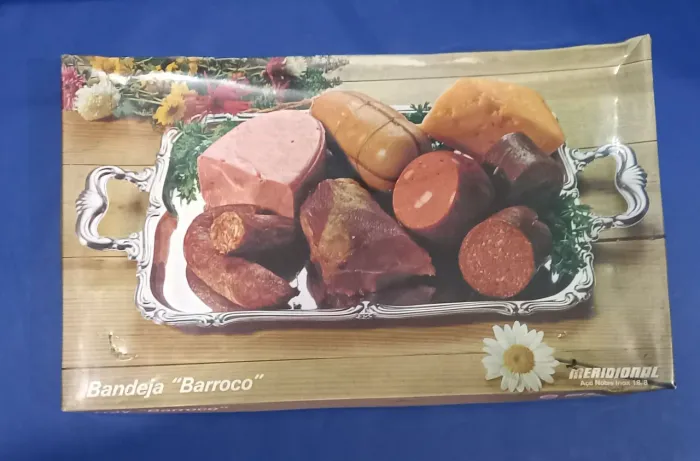 Bandeja Barroco Meridional Inox 18/8