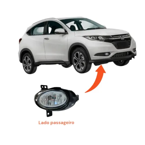 Farol de Neblina honda HRV 15/18 C/suporte L.D