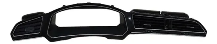 Moldura Painel Instrumento Difusor Ar Vw Tiguan R-line 2024  Preto