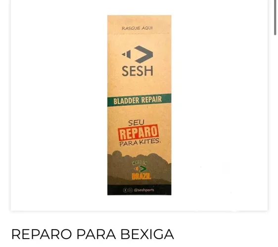 Reparo para bexiga kitesurf