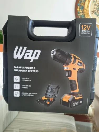 Parafusadeira e Furadeira WAP à Bateria - Nova e Lacrada