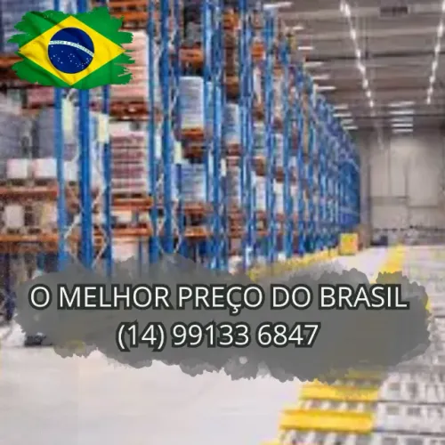 Porta palete estrutura de aço para comércio