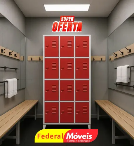 Armário para Academia ? Moderno e super funcional!