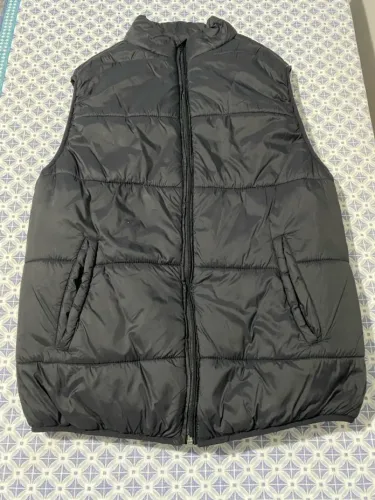 Colete Masculino Preto Acolchoado