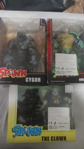 Action Figures Spawn - Cygor, Overkill e The Clown