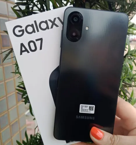 Samsung Galaxy A07 128Gb/4Ram - Lançamento - Preto