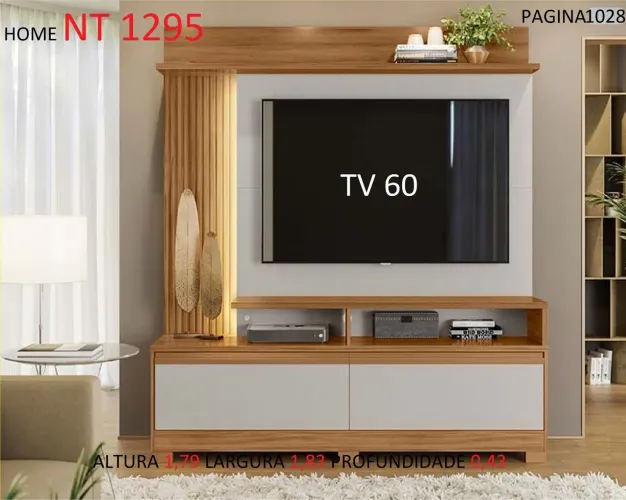 Home super moderno com led para 60polegadas 