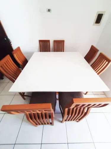 MESA DE JANTAR PREMIUM 8 CADEIRAS