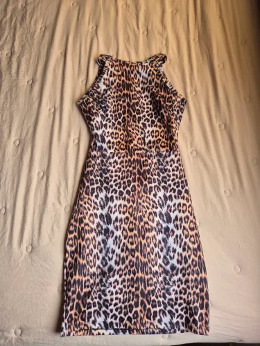 Vestido Lança Perfume Animal Print Oncinha