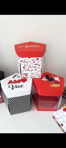 Caixas explosão embalagem para bolos personalizadas