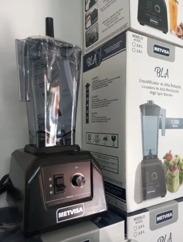 NZ. Liquidificador alta rotação 1.200w 2,8L METVISA