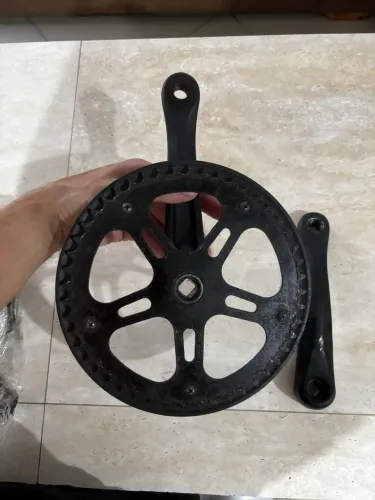 Manivela De Liga De Alumínio Com Design De Furo Quadrado Par