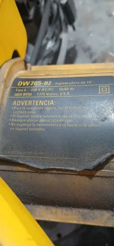 Serra meia esquadria Dewalt DW705-B2 12"