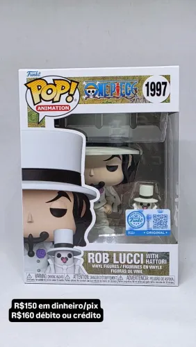 Funko Pop One piece rob Lucci with Hattori 1997