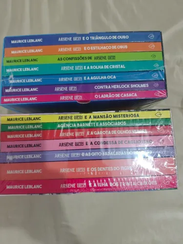 2 BOX LIVROS ARSENE LUPIN