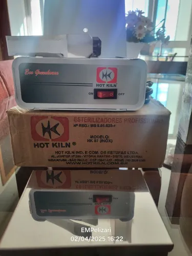 Estufa Esterilizadora HK 07 Alicates Manicure Bivolt Anvisa