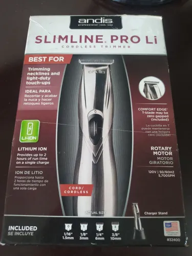 MÁQUINA DE ACABAMENTO ANDIS SLIM LINE PRO LI NOVA