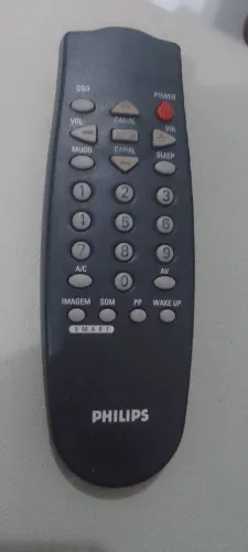 Controle tv Philips de tubo