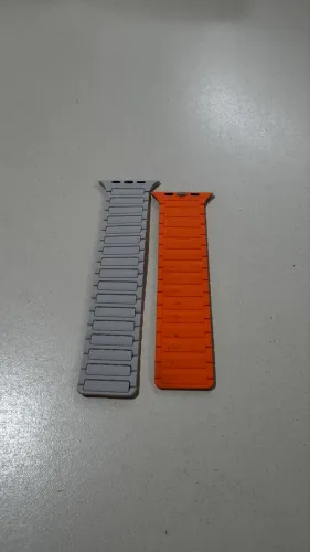 Pulseira Apple Watch Magnética 42/44/45/49mm Cinza