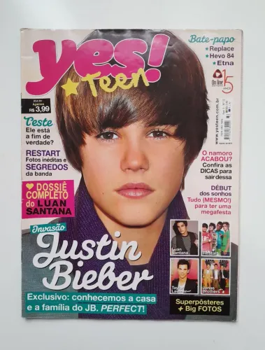 Revista Yes Teen - Justin Bieber