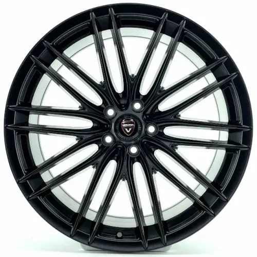 JOGO DE RODAS VITTORIA WHEELS AMALFI ARO 20X8,5 PRETO ACETINADO 5X112 ET 40