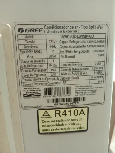 Split Gree 12.000 BTU, Inverter