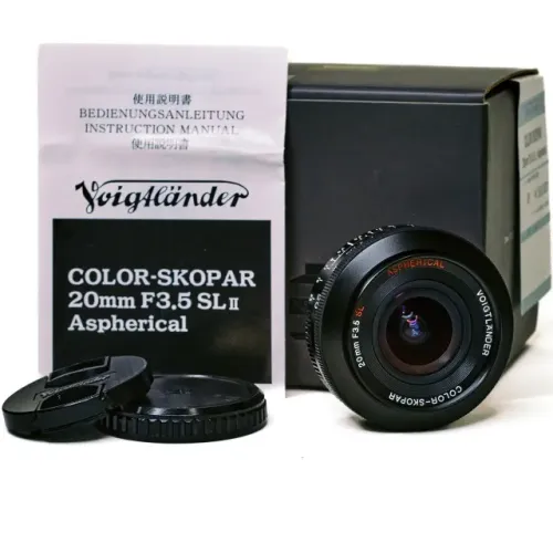 Lente Voigtlander Color Skopar 20mm 3.5 SL II mount Canon EF