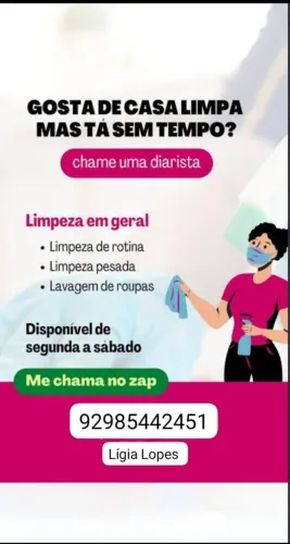 Diarista  faxineira