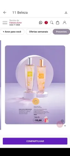 Kit perfumes femininos Pur Blanca Avon 75ml cada