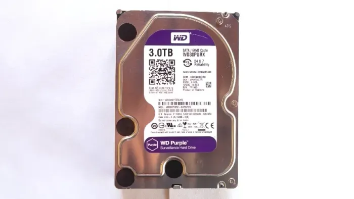 HD 3.5 WD Purple 3TB - Seminovo - 100% Saudável - DVR's / CFTV