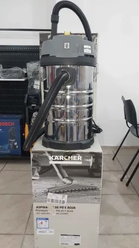 Aspirador de Pó e Água 30L inox Profissional 1600w Karcher (Loja)