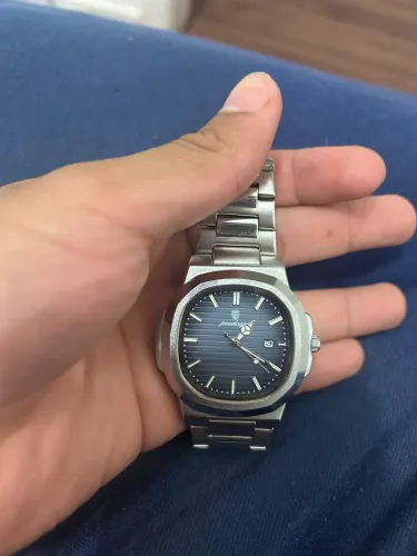 Relógio masculino azul poedagar