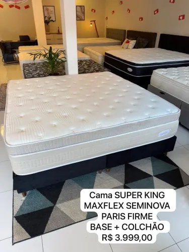 Cama SUPER KING MAXFLEX SEMINOVA - ENTREGAMOS