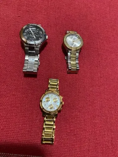 3 RELOGIOS 2 GUESS 1 INVICTA FEMINIMO ORIGINAL