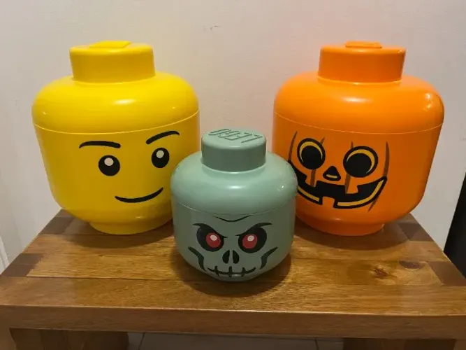 Recipiente Armazenamento Lego Grande $200 e Pequeno $100