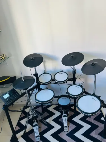 Bateria Amw Ed11 Pro com hihat real