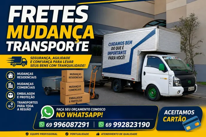 Fretes mudança transporte