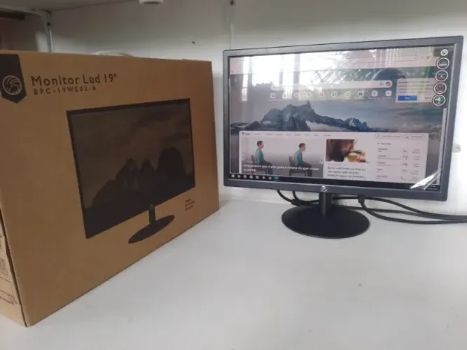 Monitor 19 polegadas novo na caixa com Garantia de 6 meses R$ 299,00