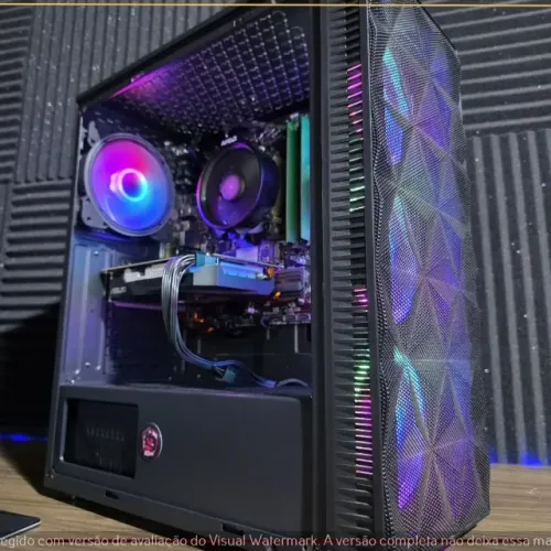 PC Gamer Ryzen 5 3600 GTX 1650 4GB 16GB DDR4 2400 SSD M.2 256GB B450M Gaming