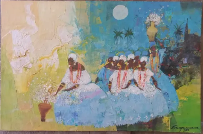 Quadro de TSUGUMASA NOJIRI - Obra em Óleo sobre tela