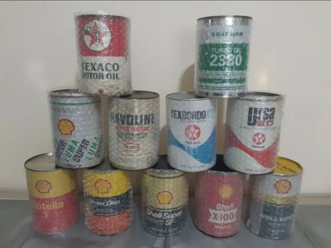 Coléção Latas Óleo de Motor