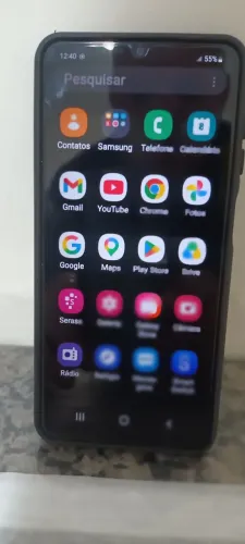 Vendo um celular Samsung A12 64 GB funcionamento perfeito