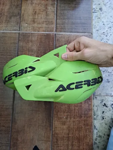 Protetor de Mão Motocross Acerbis Kawasaki KX 250F KX 450F Verde