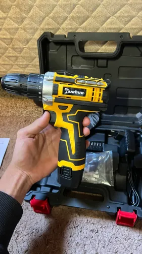 Parafusadeira e Furadeira Sem Fio Huahuo 12V - Prática, Potente e Completa!