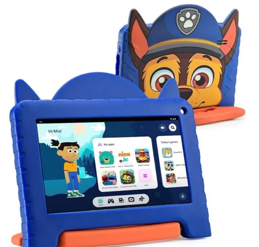 Tablet Infantil Patrulha Canina Chase 4GB RAM + 64GB Tela 7 pol Android