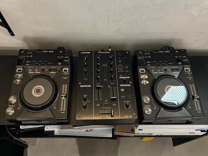 Equipamento Dj Mixer DJM-350 CDJ-400